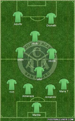 Acassuso football formation