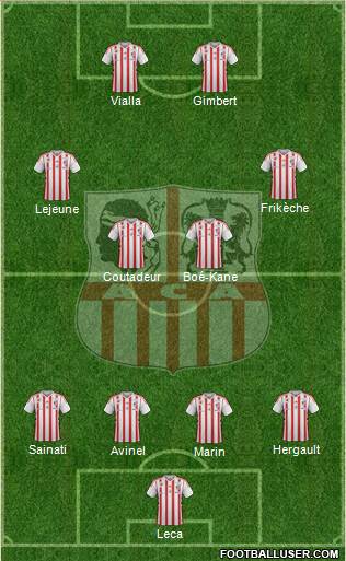 Athletic Club Ajaccien Football football formation