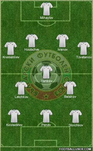 Bulgaria football formation