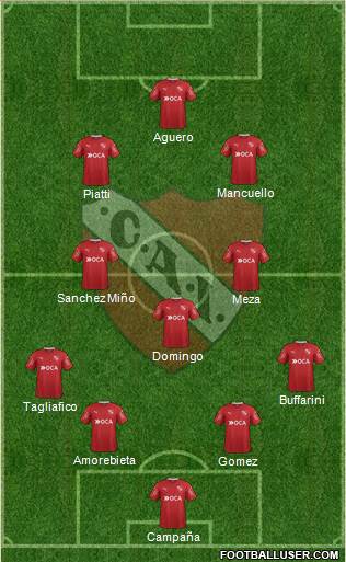 Independiente Formation 2017