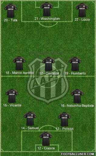 AA Ponte Preta Formation 2017