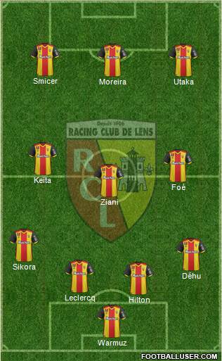 Racing Club de Lens Formation 2017