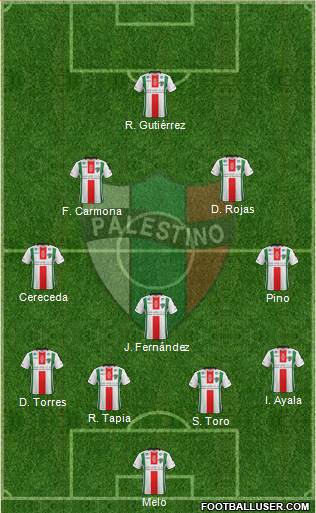 CD Palestino S.A.D.P. Formation 2017