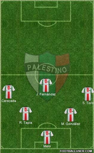 CD Palestino S.A.D.P. Formation 2017