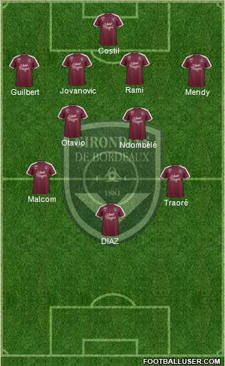 FC Girondins de Bordeaux Formation 2017