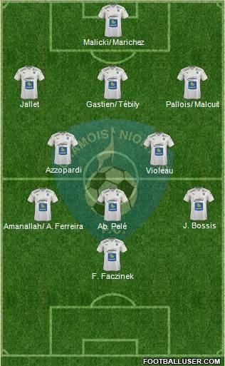 Chamois Niortais Football Club Formation 2017