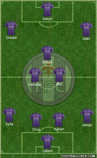 Toulouse Football Club Formation 2017