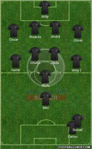 New Zealand Formation 2017