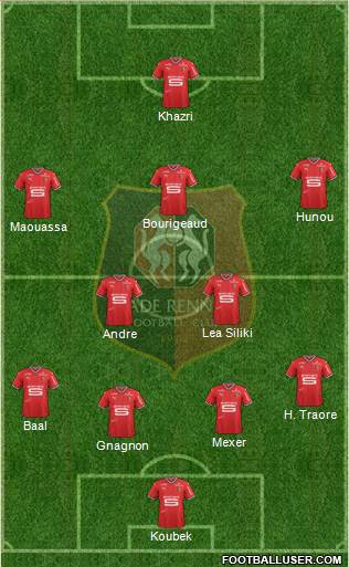 Stade Rennais Football Club Formation 2017