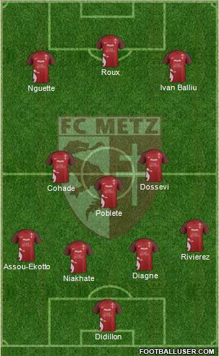 Football Club de Metz football formation