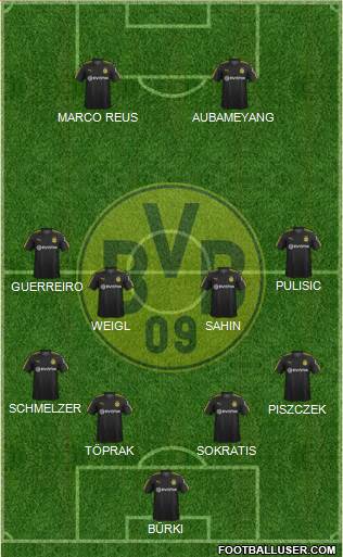 Borussia Dortmund Formation 2017