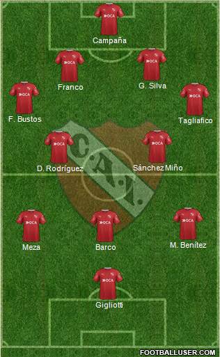 Independiente Formation 2017