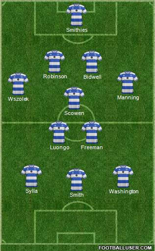 Queens Park Rangers Formation 2017