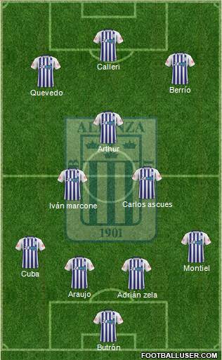 C Alianza Lima Formation 2017