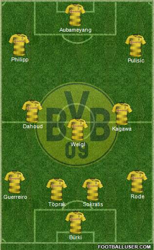 Borussia Dortmund Formation 2017