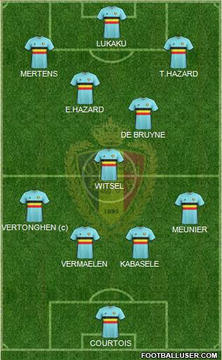 Belgium Formation 2017