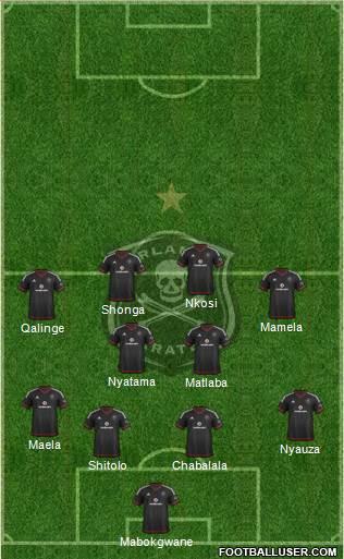 Orlando Pirates Formation 2017