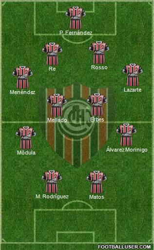 Chacarita Juniors Formation 2017