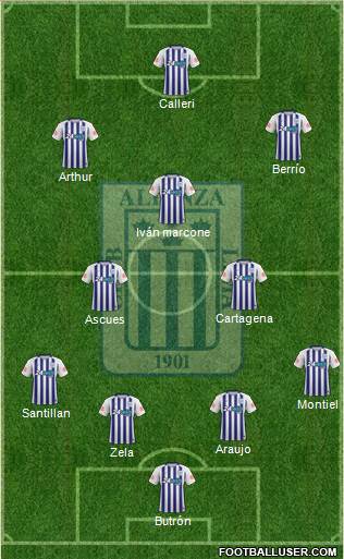 C Alianza Lima Formation 2017