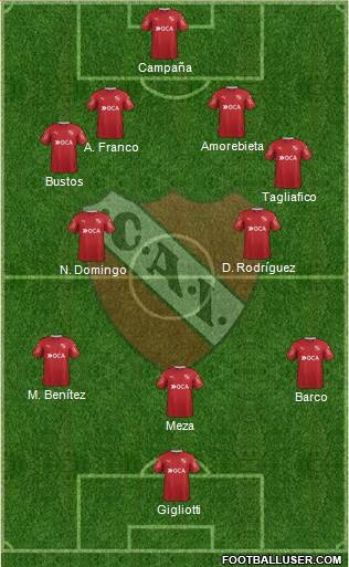 Independiente Formation 2017