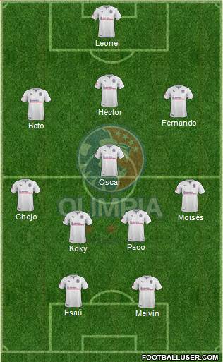 CD Olimpia Formation 2017