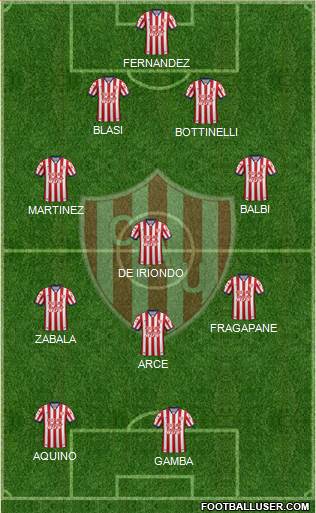 Unión de Santa Fe Formation 2017