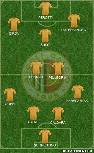 Ascoli football formation