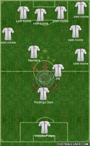 SC Corinthians Paulista Formation 2017