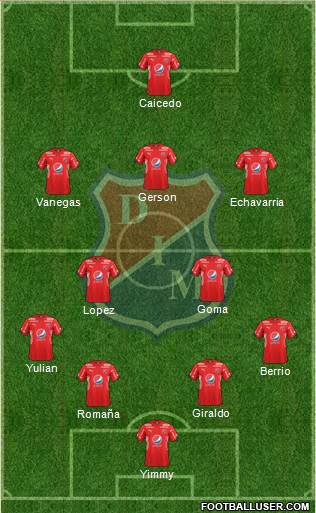 CD Independiente Medellín Formation 2017