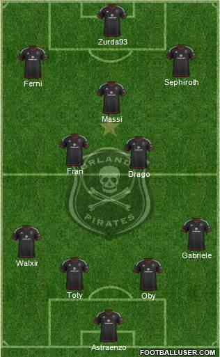 Orlando Pirates Formation 2017