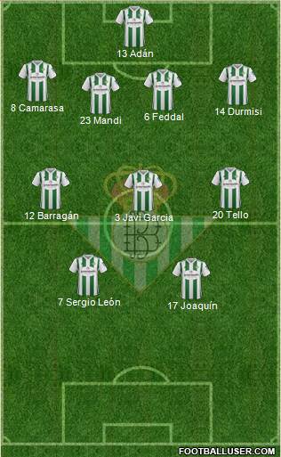 Real Betis B., S.A.D. Formation 2017