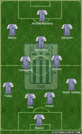C Alianza Lima Formation 2017