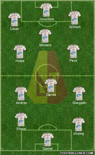 CC Deportes Tolima Formation 2017