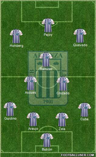 C Alianza Lima Formation 2017