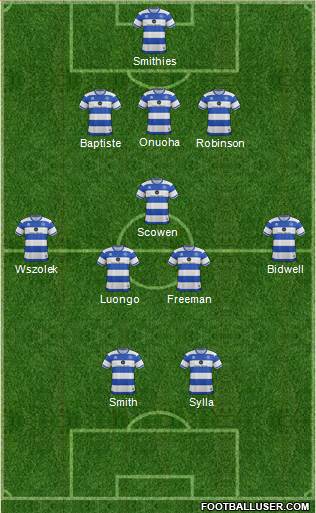 Queens Park Rangers Formation 2017