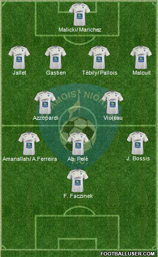Chamois Niortais Football Club Formation 2017