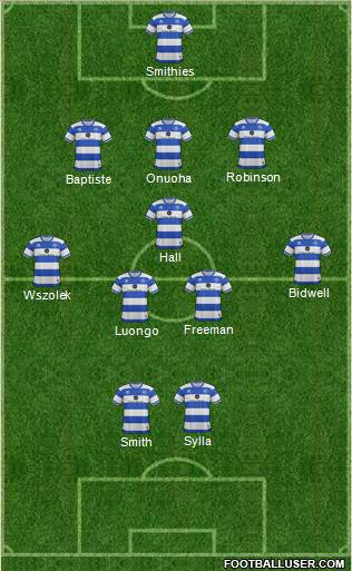 Queens Park Rangers Formation 2017