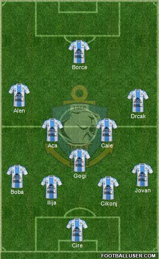 CD Antofagasta S.A.D.P. Formation 2018