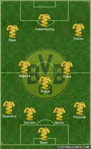 Borussia Dortmund Formation 2018