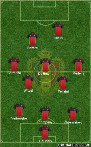 Belgium Formation 2018