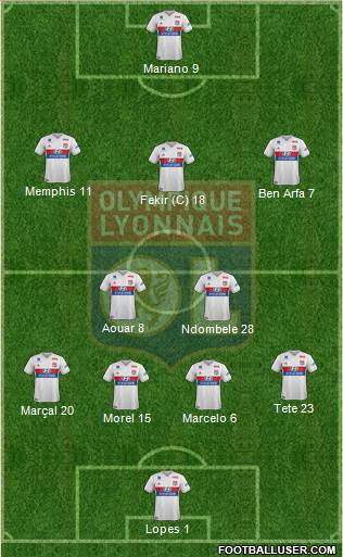 Olympique Lyonnais Formation 2018