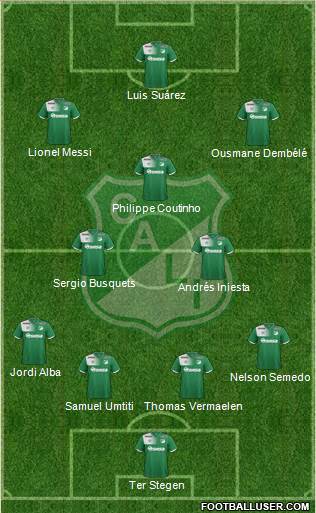 AC Deportivo Cali football formation