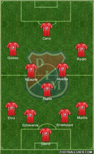 CD Independiente Medellín Formation 2018