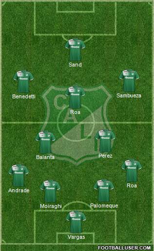 AC Deportivo Cali football formation