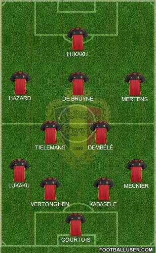 Belgium Formation 2018