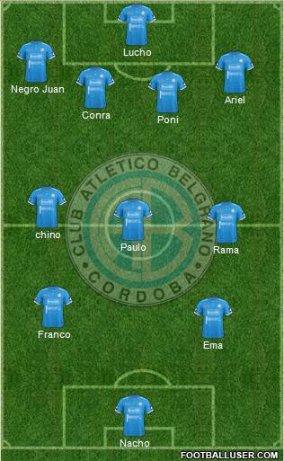Belgrano de Córdoba Formation 2018