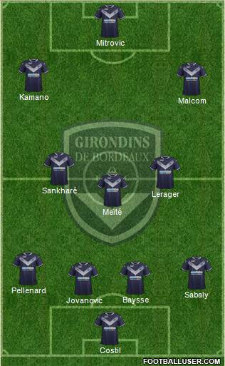FC Girondins de Bordeaux Formation 2018