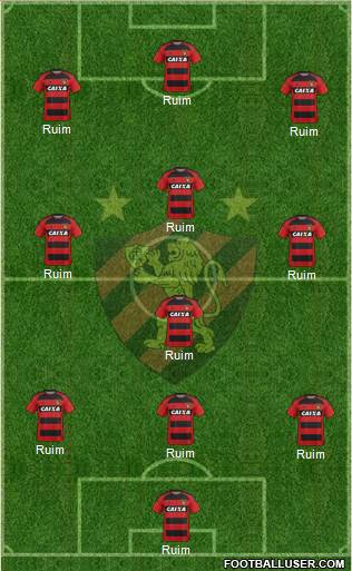 Sport C Recife football formation