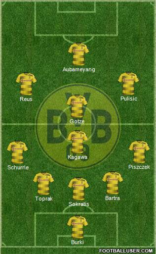 Borussia Dortmund Formation 2018