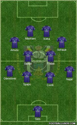 RSC Anderlecht Formation 2018